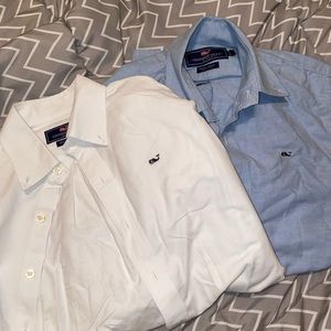2 vineyard Vines button downs Boys Large